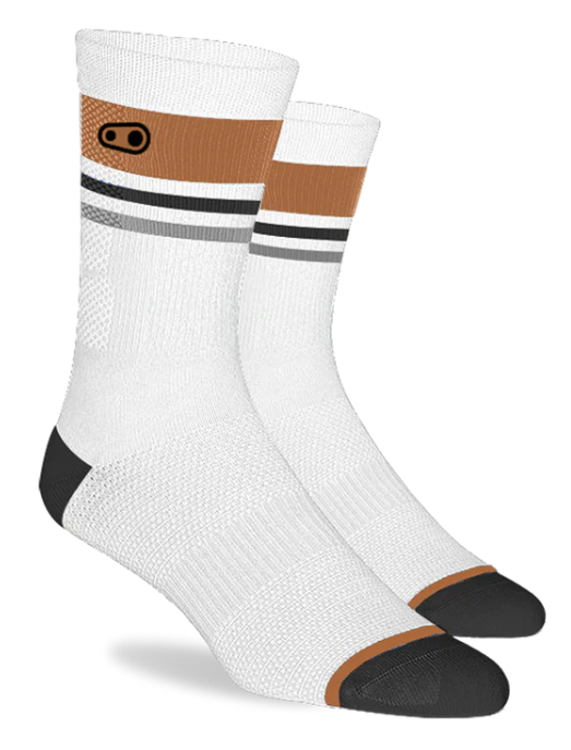 Crankbrothers Icon Socken White/Navy/Red